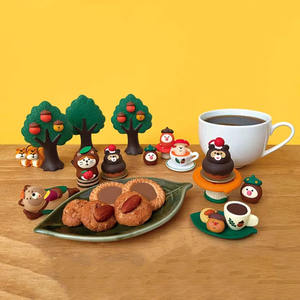 Miniature Diorama Récolte d'automne, artisanat, cadeaux ludiques tendance, style japonais ZAKKA, chat, INS, bonsaï, nourriture, décoration ludique, petites décorations en résine - Product Image 3