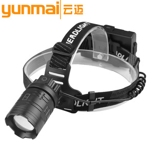 Linterna frontal LED XHP70 de 30W recargable con sensor para uso en exteriores - Product Image 2