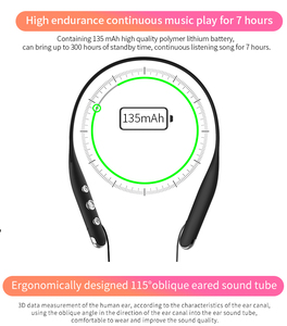 <span class=keywords><strong>Écouteurs</strong></span> sans fil tour de cou pour le sport, oreillettes intra-auriculaires mains libres, <span class=keywords><strong>écouteurs</strong></span> tour de cou <span class=keywords><strong>Pro</strong></span> pour <span class=keywords><strong>OnePlus</strong></span> OEM - Product Image 4