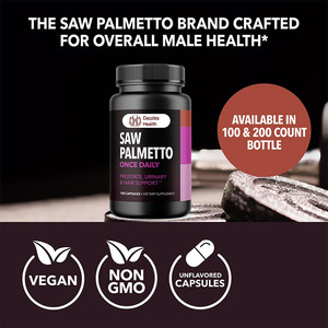 Капсулы с экстрактом пальметто премиум-класса по цене производителя для поддержки здоровья волос (органические) - Product Image 3