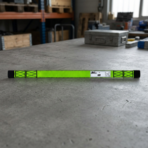Sangle de levage plate en polyester vert, sangle de levage résistante à l'usure, matériel de manutention pour grue - Product Image 2