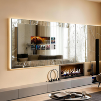 Miroir intelligent de luxe MIRROH.AI, téléviseur Android WiFi, miroir magique, télévision pour salon, hôtel, miroir décoratif, téléviseur miroir étanche