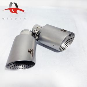 Punta <span class=keywords><strong>de</strong></span> <span class=keywords><strong>Escape</strong></span> <span class=keywords><strong>de</strong></span> Acero Inoxidable con Acabado Arenado para Silenciador <span class=keywords><strong>de</strong></span> Automóvil Estilo <span class=keywords><strong>Akrapovic</strong></span>, <span class=keywords><strong>Tubo</strong></span> <span class=keywords><strong>de</strong></span> <span class=keywords><strong>Escape</strong></span> para Automóvil - Product Image 5