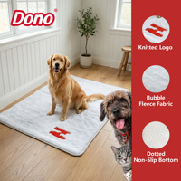 Tapis pour animaux de compagnie DONO, article indispensable pour l'hiver, tapis en polaire à bulles épaissi, tapis antidérapant pour chien, pour chiens et chats de petite/moyenne taille