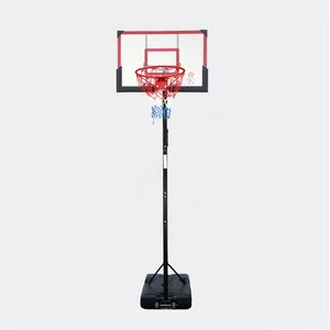 Supporto per telaio da basket all'aperto regolabile in altezza commerciale per attrezzature sportive personalizzate