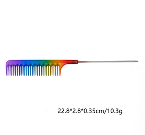 หวีผมสีรุ้งสำหรับร้านทำผม - Product Image 4