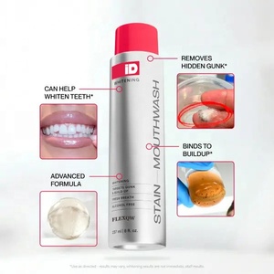 Bain de bouche blanchissant et nettoyant en profondeur, saveur menthe, à l'huile de coco et à l'aloe vera, 237 ml, sans alcool, pour une haleine fraîche longue durée - Product Image 2