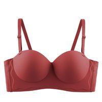BH Leopard Print Baru yang Seksi, Terintegrasi Half-Cup Push-Up, BH Push-Up dengan Punggung Cantik Tanpa Kawat untuk Wanita
