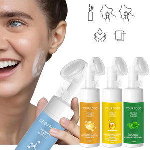 Limpiador calmante orgánico coreano de Etiqueta Privada, <span class=keywords><strong>Limpieza</strong></span> Profunda, cepillo <span class=keywords><strong>Facial</strong></span>, limpiador de espuma de cúrcuma - Product Image 2