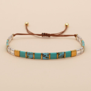 Bracelets en perles <span class=keywords><strong>TILA</strong></span> pour femmes, style bohème, perles de verre colorées, chaîne réglable faite à la main, nouveau bijou cadeau, <span class=keywords><strong>perle</strong></span> - Product Image 1