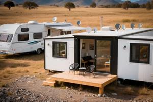 Maison mobile extensible sur remorque, maison préfabriquée en acier AS/NZS, maisons mobiles, maison à 2 chambres pour l'hébergement en Australie - Product Image 2