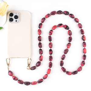 Courroie <span class=keywords><strong>de</strong></span> téléphone portable à perles multicolores pour iphone 15 16 17 Bouclier <span class=keywords><strong>de</strong></span> protection Porte-clés Chaîne Accessoire pour téléphone portable - Product Image 4