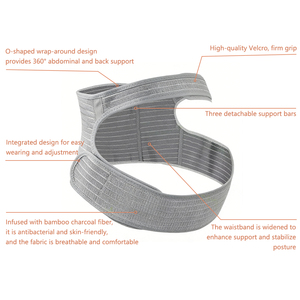 Ceinture de soutien respirante pour la maternité – Bande abdominale élastique à 3 bandes pour le soutien des muscles abdominaux affaissés et la réduction de la douleur - Product Image 2