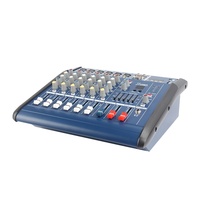Console de mixage audio 6 canaux avec enregistrement, alimentation fantôme 48V et Bluetooth