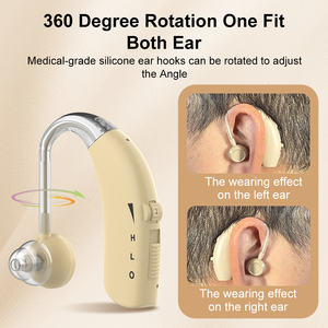 Alat Bantu Dengar Digital BTE Berkualitas Tinggi, Baterai Isi Ulang, Peredam Kebisingan, Fitur yang Dapat Disesuaikan, untuk Gangguan Pendengaran Ringan hingga Sedang <span class=keywords><strong>2</strong></span> - Product Image 5