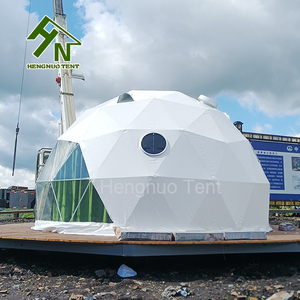 Châssis en acier personnalisé Maison préfabriquée <span class=keywords><strong>Cabine</strong></span> Pop up Hotel Igloo Tente dôme pour le glamping en plein air - Product Image 5