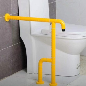 Ji Tu Accessible T-Shaped Handrail 60cm 70cm Plastic Stainless Steel Anti-Slip Toilet <b>Grab</b> <b>Bar</b> For Elderly Disabled - Product Image 3