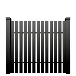 Clôture automatique rétractable en alliage d'aluminium, étanche, design moderne 3D, petite cour, villa, garde-corps, mur de cour, extérieur - Product Image 2