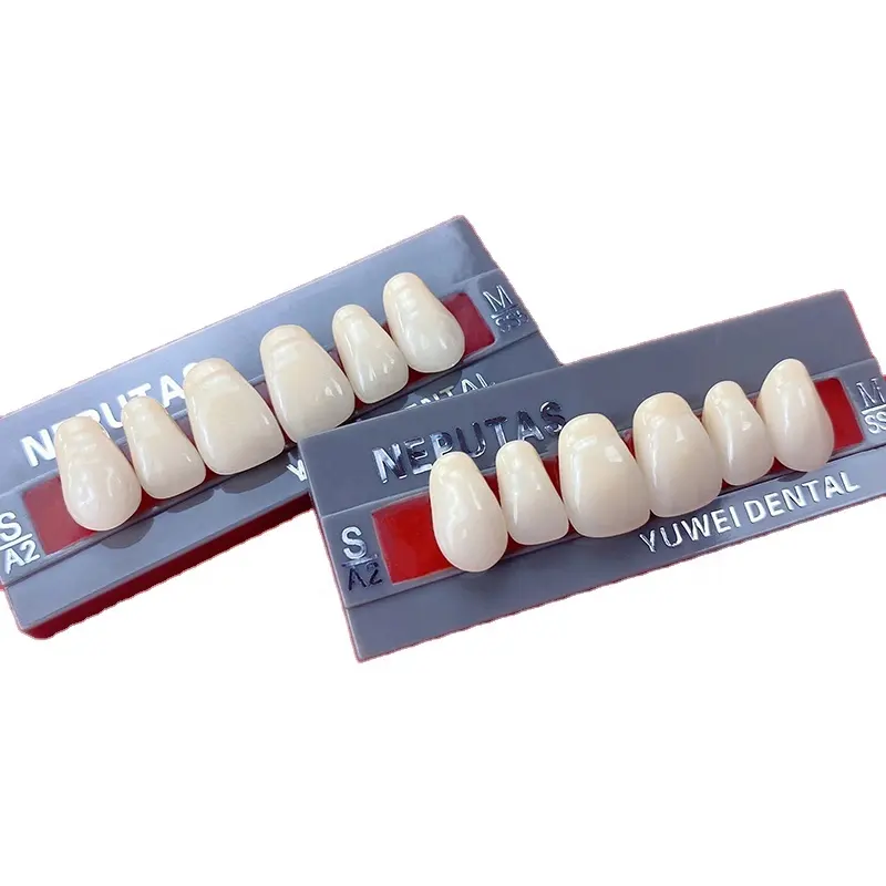 Yuwei Dental Resin Teeth Five Layered Outlook Effect With Ce Certificate Hot Sale Acrylic Teeth
