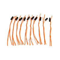 Lot de 50 Allumeurs à Mèche de Sécurité de 1 Mètre à Télécommande, Allumeurs Talon pour Feux d'Artifice Professionnels et de Consommation, en Stock