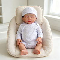 18 Zoll Realistische Vinyl-Reborn-Babypuppe für Wasserspiele, Lebensechte Neugeborenen-Puppe, Beruhigender Begleiter, Spielzeug-Geschenk für Kinder