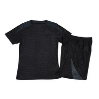 Ensemble de maillots de football unisexe, vêtements d'entraînement, 100% polyester, impression par transfert thermique, nom et numéro personnalisés