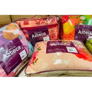 Couette Azteca Blancos avec 2 coussins, taille matrimoniale, doublure en tissu imprimé, style bohème, pour une utilisation toute l'année à la maison - Product Image 3