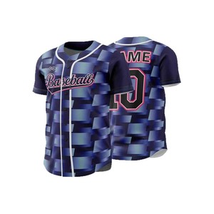 Nouvelle Collection 2025 – Uniforme de Baseball Homme à Manches Courtes Imprimé Numérique 3D, Style Euro-Américain, Vente Flash Estivale Transfrontalière - Product Image 6