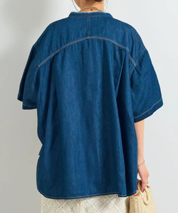 Best Quality <b>Men's</b> Casual Long Sleeve Cotton Denim Shirt Top Selling Breathable Product with Customized Logo - Product Image 5