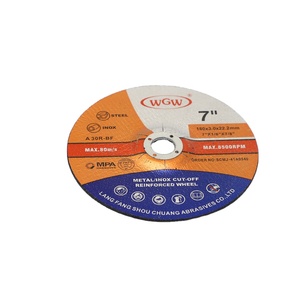 T42Disque de coupe 180x3x22.23mm 7*1/8 pouces Disque de coupe pour métal, 80 m/<span class=keywords><strong>s</strong></span> 7*1/8 pouces Disque de coupe en métal pour meuleuse d'angle portable - Product Image 3