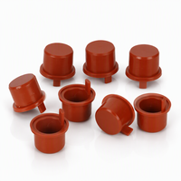 Capuchon de protection en silicone personnalisé pour raccord de tuyau fileté hexagonal, rond, conique, anti-poussière, multicolore