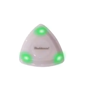 Plettro per chitarra incandescente antiscivolo con plettro per chitarra acustica elettrica a luce LED