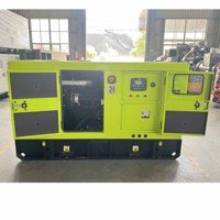 Générateur diesel Ricardo 65 kVA 75 kVA 100 kVA 125 kVA à garantie longue durée, type silencieux, châssis ouvert, démarrage automatique