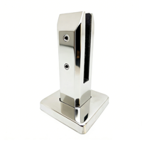 Condibe Spigot pour garde-corps de piscine en verre poli miroir
