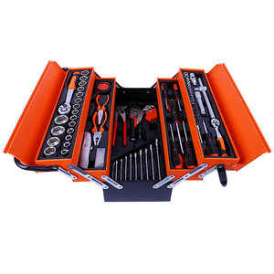 85 pièces OEM Outils pour véhicules, Boîte à outils de réparation automobile, Outils à main, Clé à cliquet, Jeu de douilles en acier - Product Image 1