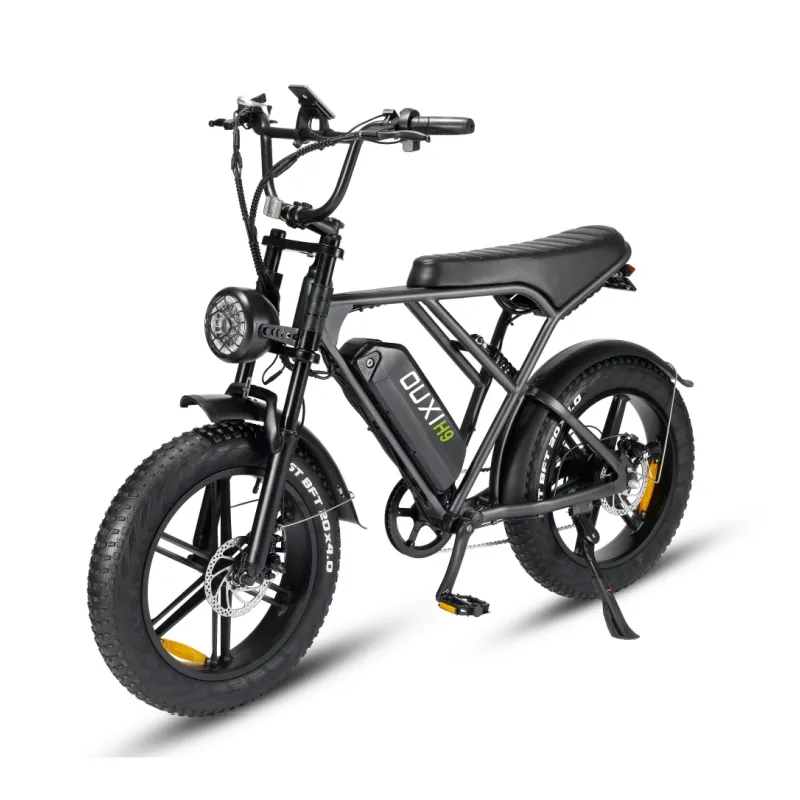 H9 3.0 pneu gordo elétrico para bicicleta, freio hidráulico, pneu gordo, e-bike ouxi, em armazém da UE, pneu gordo, bicicleta elétrica urbana, 250w, 750w, fatbike