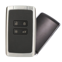 Coque de remplacement pour clé intelligente à 4 boutons en plastique rigide, lame de clé, boîtier de télécommande de voiture pour Renault Megane