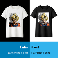 Nouvelle imprimante jet d'encre CMYKW connectée au Wi-Fi intelligente XP600 à double tête d'impression entièrement automatique pour l'impression numérique DTG de vêtements en couleur sur t-shirts