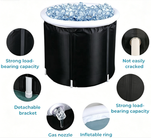 Baignoire à glace portable pour thérapie par l'eau froide, bain froid extérieur, bassin de récupération - Product Image 3