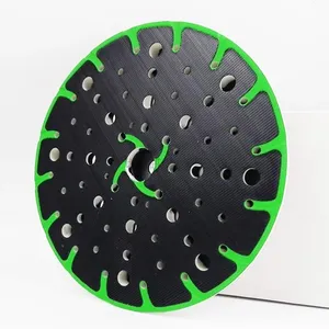Disque de ponçage poreux rond de 150 mm (6 pouces) avec support, 49 trous, pour <span class=keywords><strong>machine</strong></span> de polissage à sec DIY domestique, plateau à papier de verre, disque de polissage <span class=keywords><strong>Festool</strong></span> Mill - Product Image 2