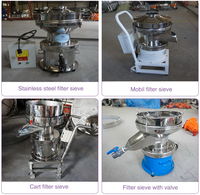 Machine de tamisage vibrant à poudre fine en acier inoxydable de type 450 pour farine et jus