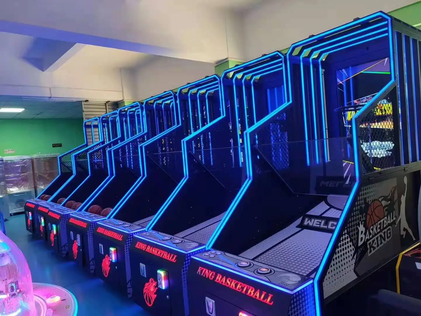 Riteng Arcade a gettoni 1/2 Player Luxury Indoor Shooting Amusement crazy dunkers arcade Street basket Games Machine