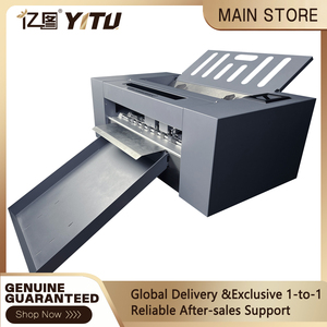 เครื่องตัดและพับกระดาษความเร็วสูง HY370DS 1600 มม./วินาที แบบหัวคู่ ขนาด 370 มม. ป้อนกระดาษอัตโนมัติ 1-150 ชิ้น พร้อมกล้อง CCD ความแม่นยำ 0.01 มม. - Product Image 4