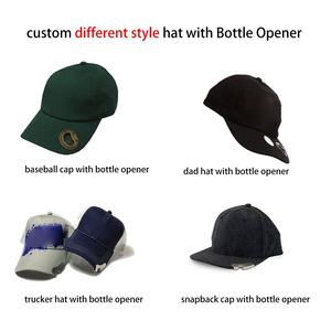 Gorra de Béisbol de 6 Paneles Personalizada de Alta Calidad con Diseño de Hoja Estampada en Relieve y Abrebotellas Bordado a Mano en Tela Común - Product Image 5