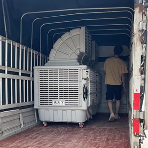 Climatiseur évaporatif industriel sur pied |   Refroidisseur automatique écologique à faible entretien pour ateliers - Product Image 1