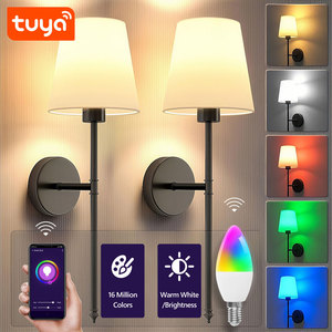 Dernière version <span class=keywords><strong>Ampoule</strong></span> LED Tuya Smart WiFi RGBCW à réglage blanc chaud <span class=keywords><strong>et</strong></span> foncé 2,4 GHz, type bougie PST-WFC37 - Product Image 4