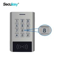Clavier mécanique à boîtier métallique étanche IP66 125khz Em Rfid clavier mot de passe lecteur de carte clavier de contrôle d'accès autonome