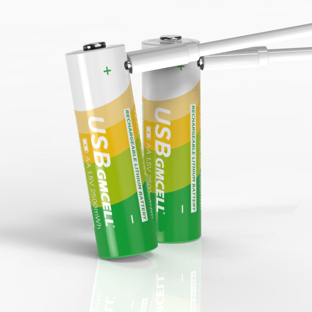 AA USB Lithium Battery