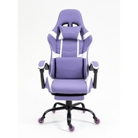 Ordinateur à dossier haut Gamer Table PC Gaming Desk Chair Set Ergonomique Rotation PC Computer Gaming Gaming Chair Avec Repose-pieds
