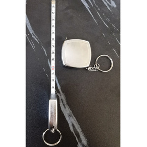 Mini cinta métrica con llavero Nivel 1m 3 pies 1,5 m 5 pies 2M 6 pies cinta métrica recuperable de acero regla pequeña - Product Image 6